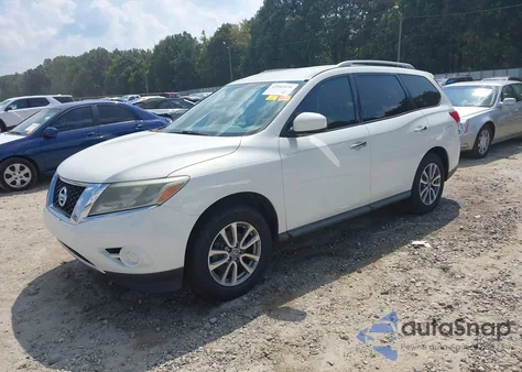 2013 Nissan Pathfinder Sv из США, поврежденный, VIN 5N1AR2MN8DC633566